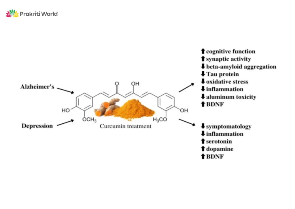 Curcumin benefits for depression