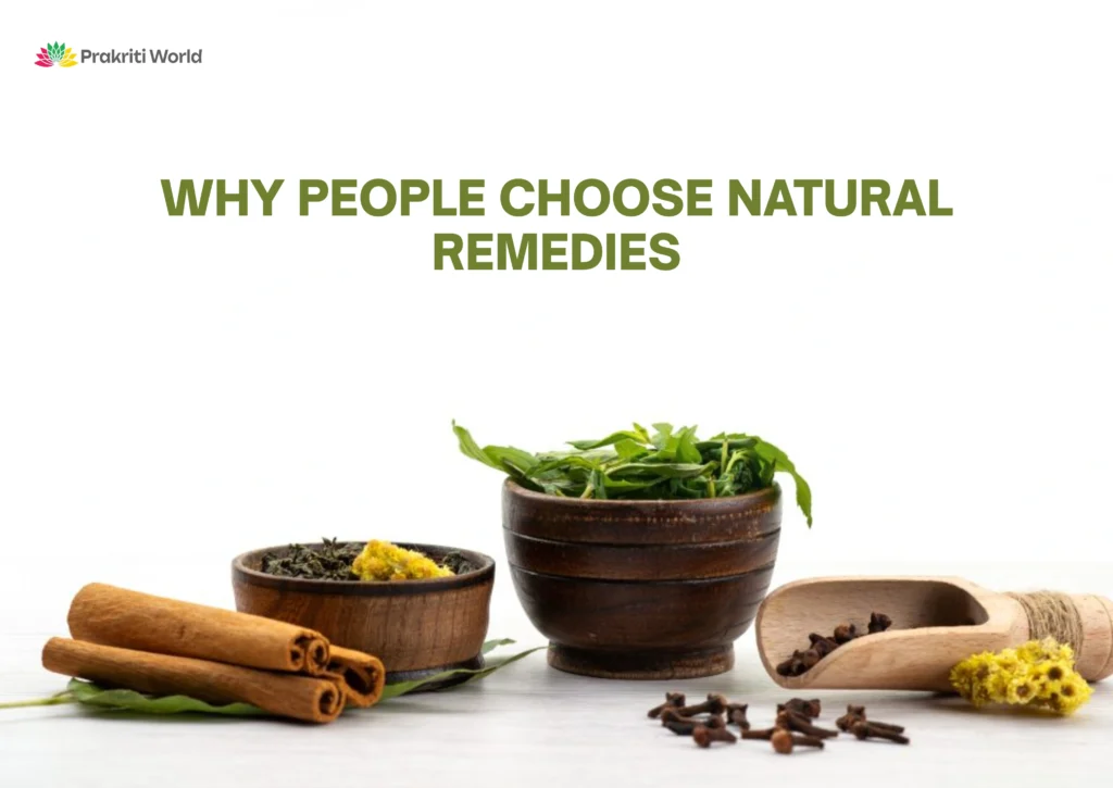 why people choose natural remedies