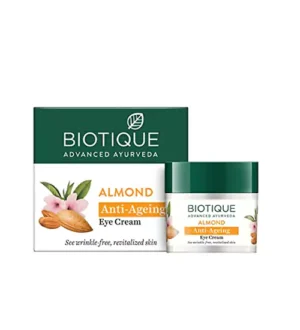 Biotique Advanced Ayurveda Bio Almond Soothing & Nourishing | Eye Cream